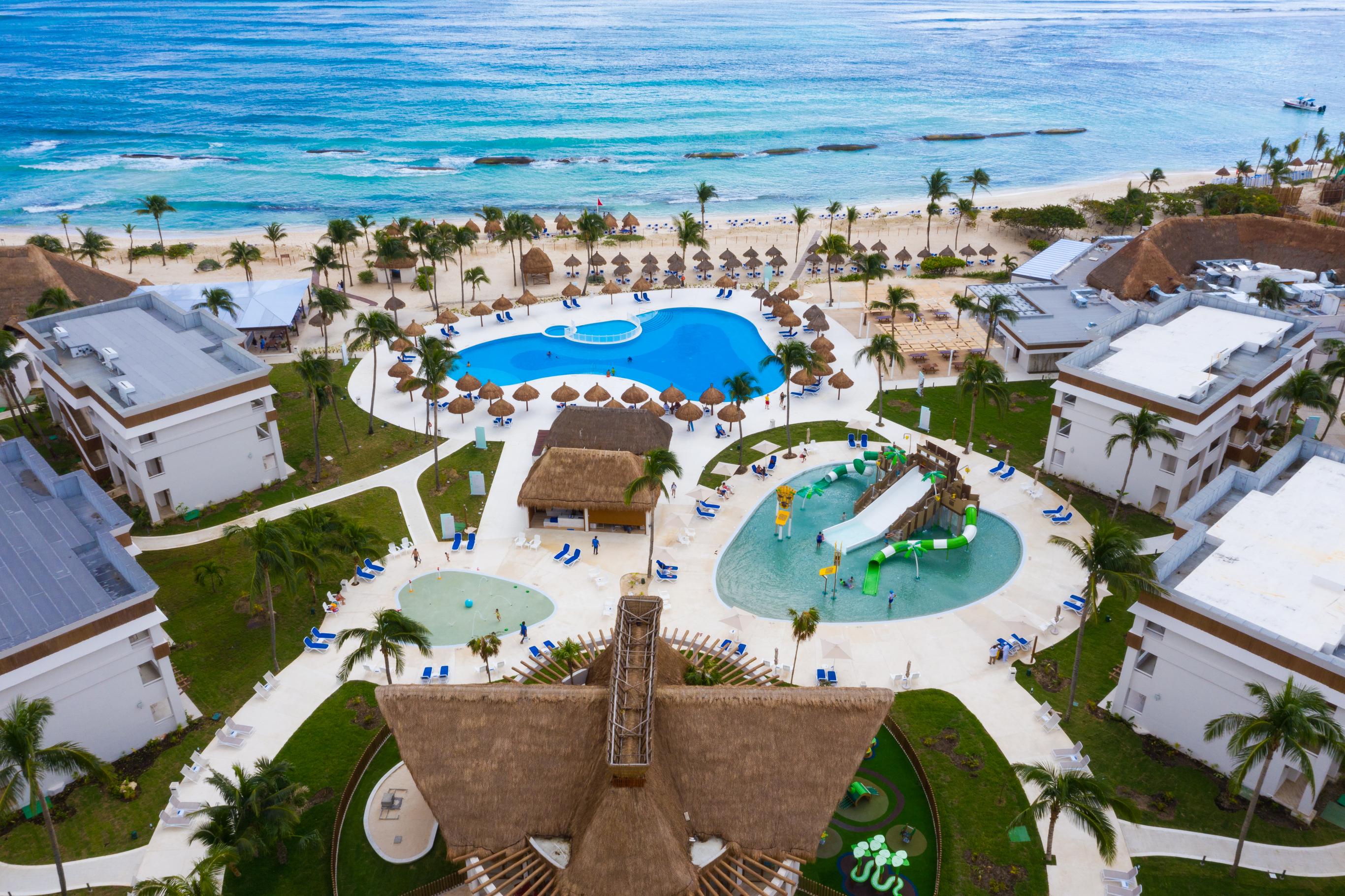 Bahia Principe Grand Tulum Hotel Riviera Maya Exterior photo Aerial view of the resort