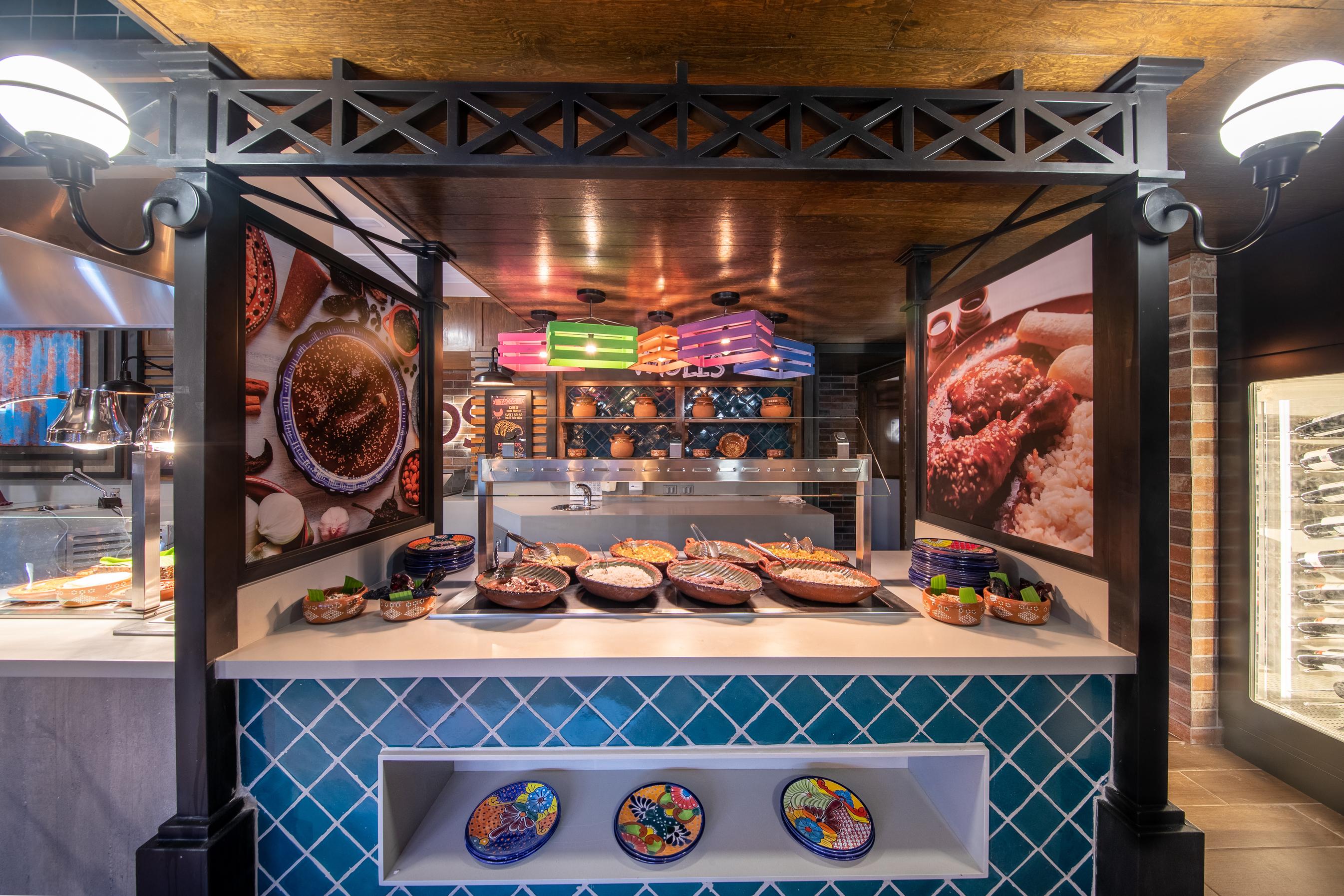 Bahia Principe Grand Tulum Hotel Riviera Maya Exterior photo A buffet at a restaurant