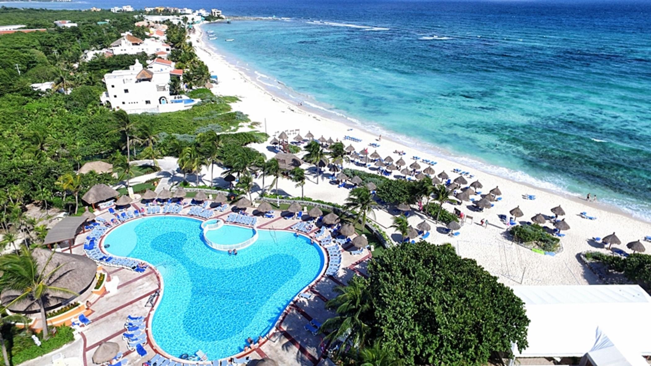 Bahia Principe Grand Tulum Hotel Riviera Maya Exterior photo Aerial view of the resort