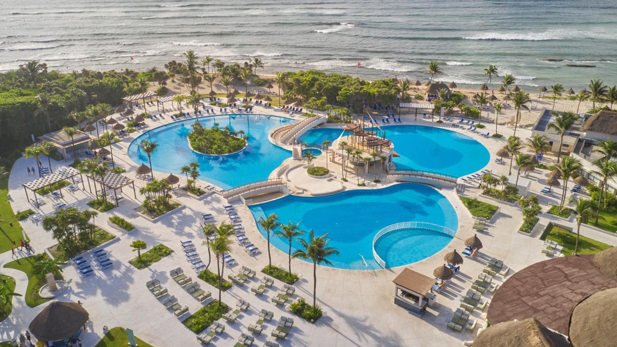 Bahia Principe Grand Tulum Hotel Riviera Maya Exterior photo Aerial view of the resort